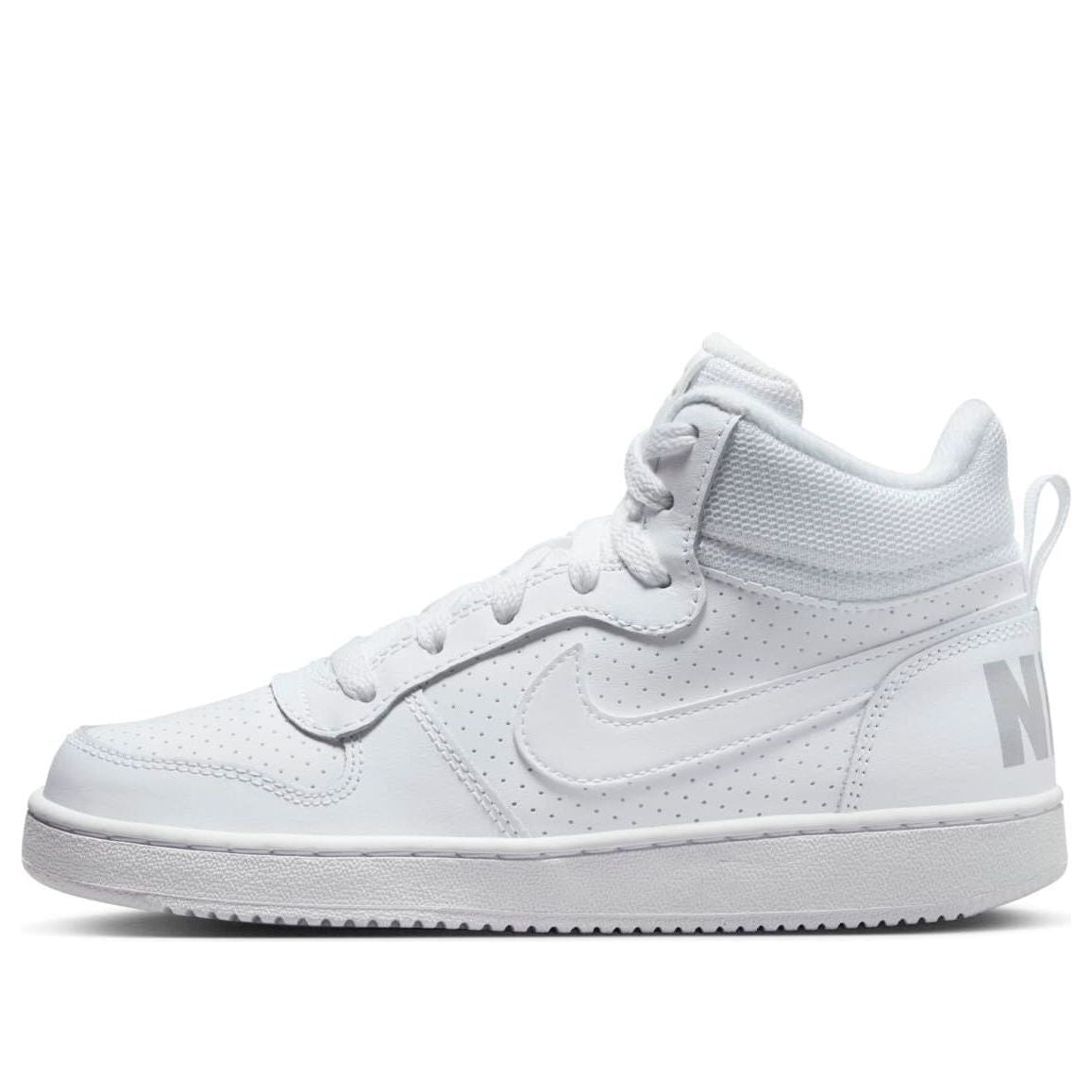 (GS) Nike Court Borough Mid 'Summit White Grey' 839977-100