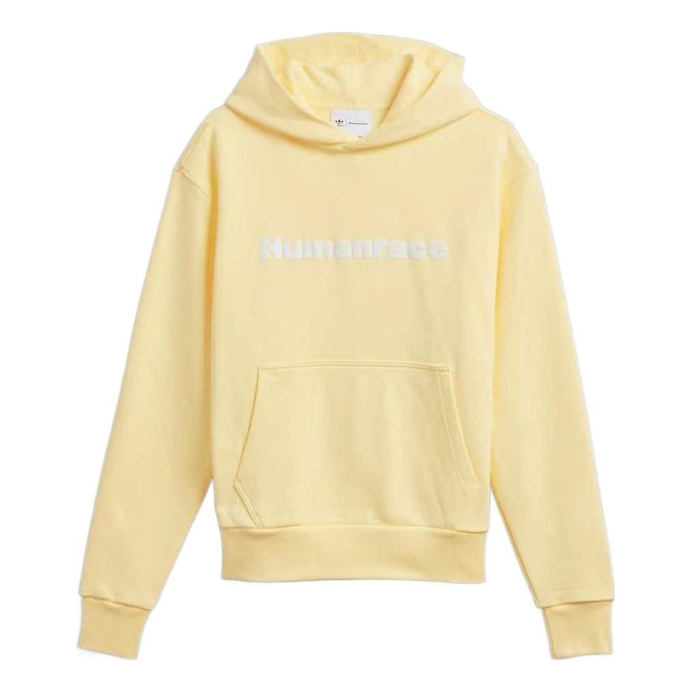 adidas x Pharrell Humanrace Logo Hoodie 'Yellow' H46993