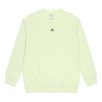 Men's adidas Fv Swt Cotton Sports Round Neck Pullover Acid Green HE4352