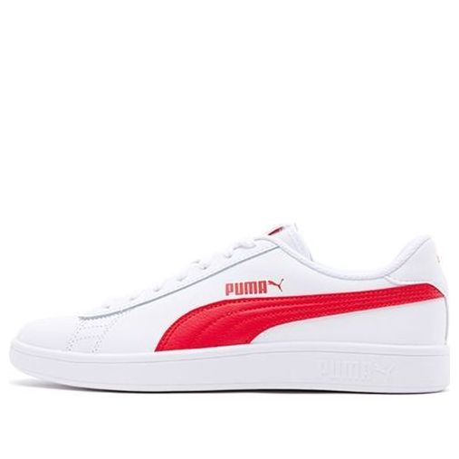 PUMA Smash V2 L White Red Unisex 'White Red' 365215-09