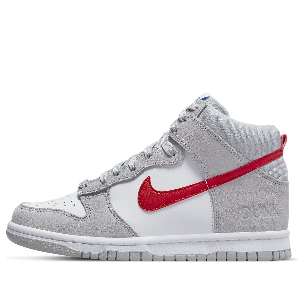 (GS) Nike Dunk High SE 'Athletic Club - Light Smoke Grey Gym Red' DH9750-001