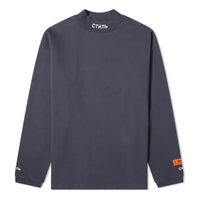 HERON PRESTON Ctnmb Long Sleeve Turtleneck Tshirt 'Navy' HMAB017F20JER0014501
