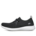 (WMNS) Skechers Ultra Flex Slip-on Loafers Black 149033-BKW