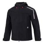Men's adidas Th Commmtek Wvjk Solid Color Athleisure Casual Sports Hooded Jacket Black HR4438