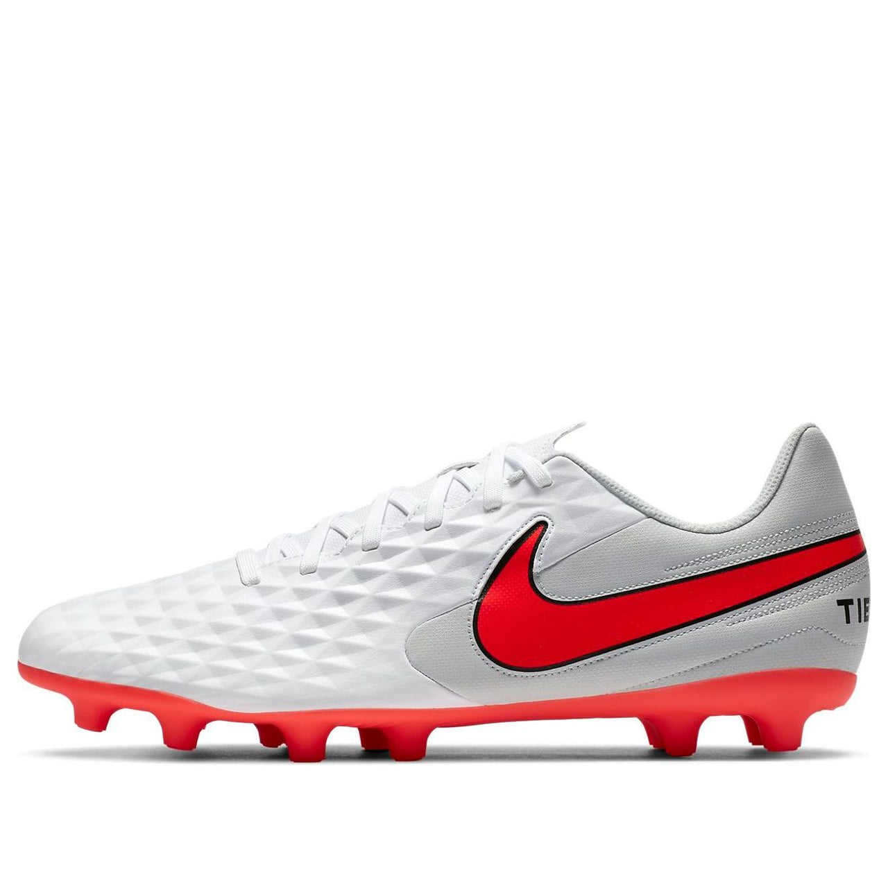 Nike Tiempo Legend 8 Club FG MG 'White Flash Crimson' AT6107-163