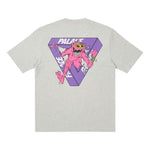 PALACE x M-Zone Crossover Small Tri-Ferg Pattern Cartoon Short Sleeve Unisex Gray P20TS088