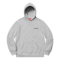 Supreme 1-800 Hooded Sweatshirt 'Grey' SUP-FW19-613