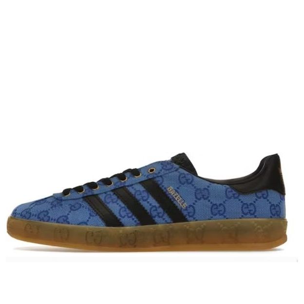 adidas x Gucci Gazelle 'Blue GG Monogram' IE2265