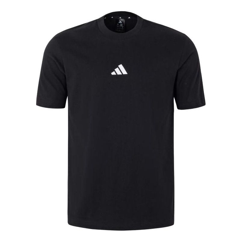 adidas Essentials T-Shirt 'Black White' JY8562