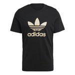 adidas originals Camo Infill Tee Casual Sports Round Neck Short Sleeve Black GN1856