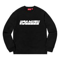 Supreme FW19 Week 3 Breed Crewneck Chest logo Round Neck Unisex Black SUP-FW19-368