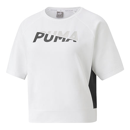 (WMNS) PUMA Morden Sports Short Sleeve White 585291-02