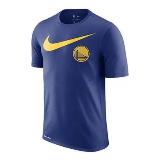 Nike x NBA Golden State Warriors T-Shirts 'Blue' 938548-495