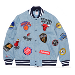 Nike Lab x Supreme x NBA Warm-up Jacket 'Denim Multi' AO3632-440
