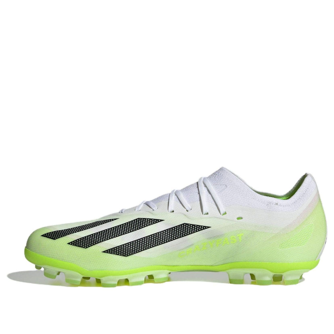 adidas X Crazyfast.1 AG 'Cloud White Solar Green' IF0161