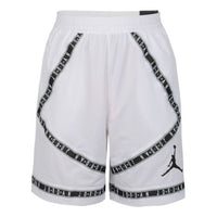 Air Jordan Alphabet Sports Basketball Shorts White AJ1109-100