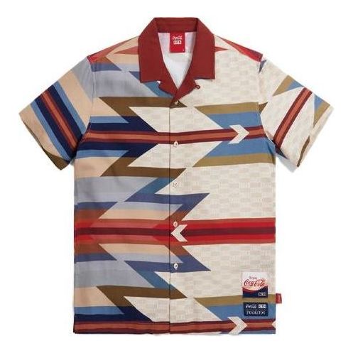 KITH x Coca-Cola x Pendleton Camp Collar Shirt 'Maroon Multi' KH3852-110