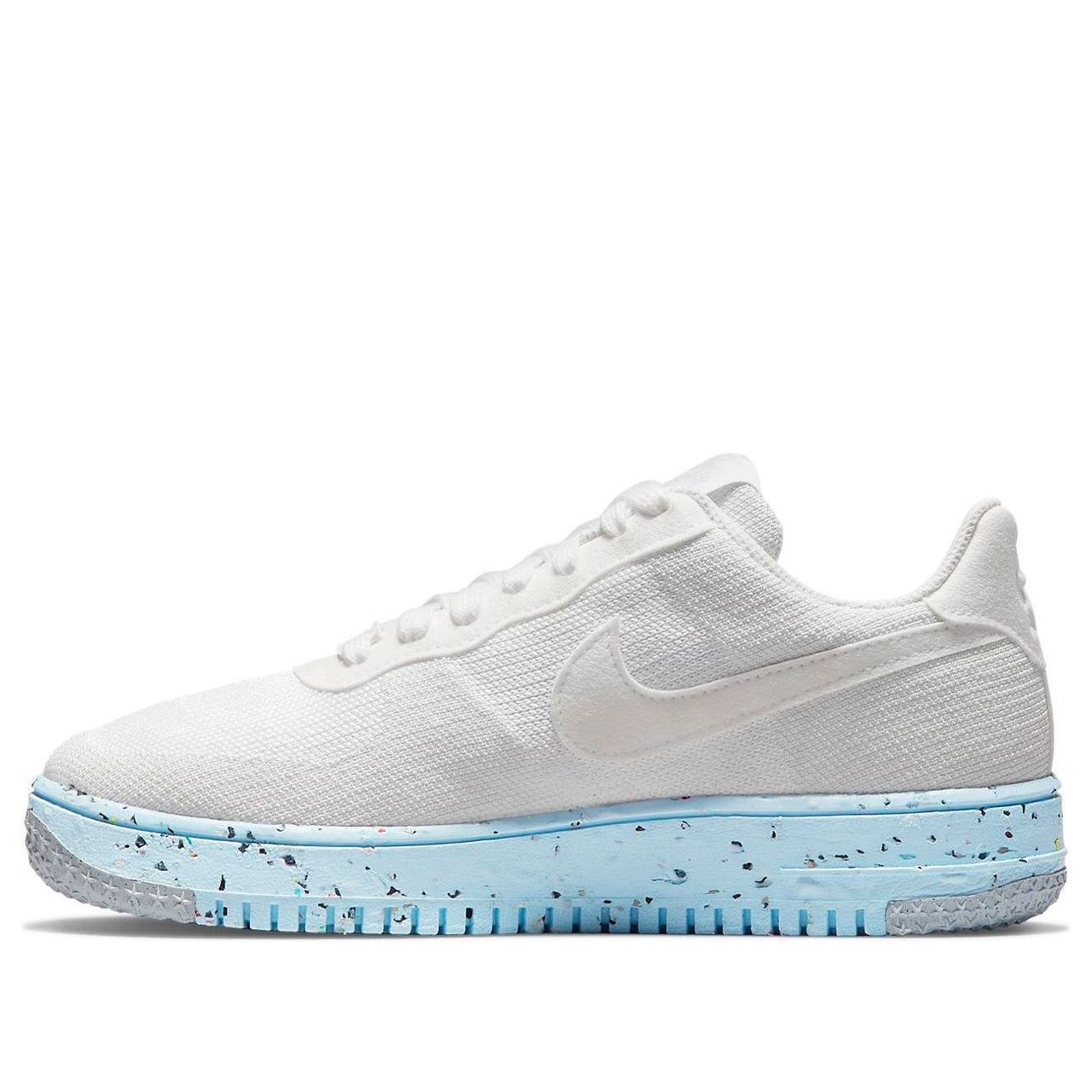 (WMNS) Nike Air Force 1 Crater Flyknit 'Pure Platinum' DC7273-100