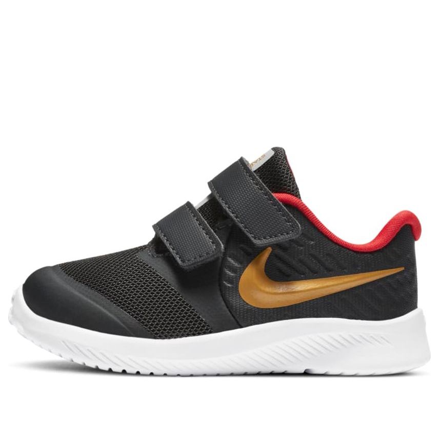 (TD) Nike Star Runner  2 Velcro 'Dark Smoke Grey Gold' AT1803-010