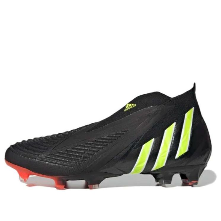 adidas Predator Edge+ FG 'Black Team Solar Yellow' GW1043