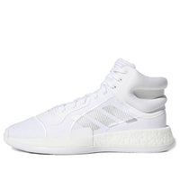 adidas Marquee Boost Vintage basketball shoes 'Silver White' EF9817