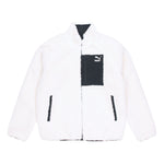 PUMA Sherpa Reversible lamb's wool Stay Warm Stand Collar Jacket White 530028-01