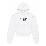 Men's Off-White FW21 Logo Printing Pullover Loose Version White OMBB037F21FLE0160110
