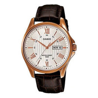 CASIO Quartz Limited Edition Waterproof Mens Brown Analog MTP-1384L-7A