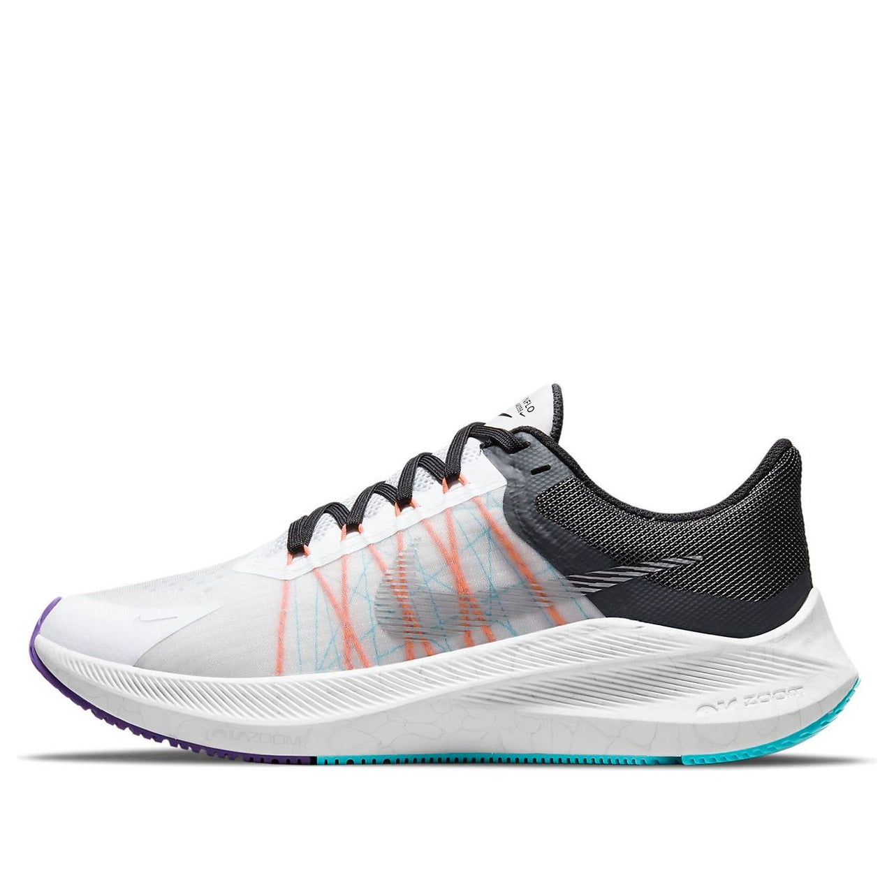 (WMNS) Nike Air Zoom Winflo 8 'White Black' CW3421-103