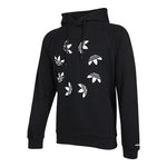 Men's adidas originals Circular Pattern Sports Pullover Black H37736