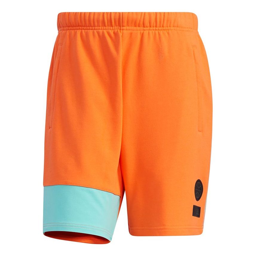 adidas Ub Sht Kn Sports Stylish Contrast Color Stitching Shorts Orange GP0829