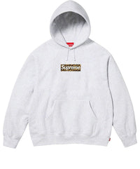 Supreme Shanghai Box Logo Hooded Sweatshirt 'Grey' SUP-SS24-106