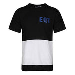 adidas originals EQT Colorblock Round Neck Short Sleeve Black White Colorblock DH5231