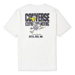 Converse Alphabet Cartoon Printing Sports Short Sleeve White 10021124-A02