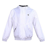 Converse hooded Drawstring Zipper Pocket Jacket White 10019993-A03
