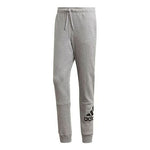 adidas Logo Printing Bundle Feet Sports Pants Version Gray GC7345