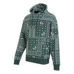 Men's Vans Cashew Pattern Full Print Sports Pullover Green VN0A5H8DCX9