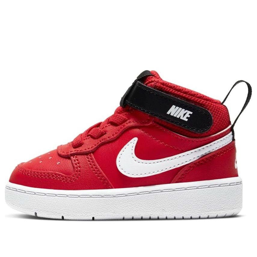 (TD) Nike Court Borough Mid 2 'Red Black White' CD7784-600