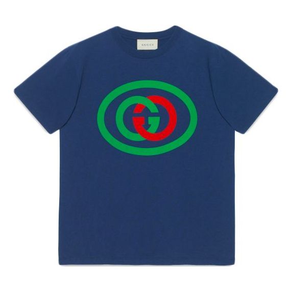 Gucci Interlocking GG Oversized For Men Navy 565806-XJBAU-4397