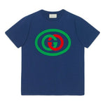 Gucci Interlocking GG Oversized For Men Navy 565806-XJBAU-4397