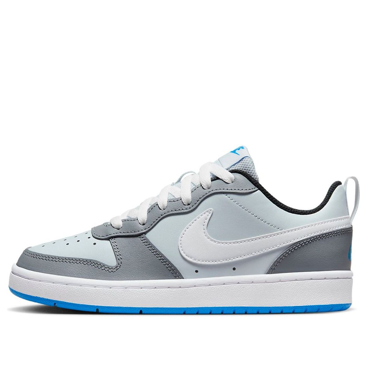 (GS) Nike Court Borough Low 2 SE 'Pure Platinum Photo Blue' BQ5448-019