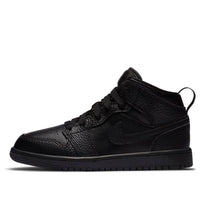 (PS) Air Jordan 1 Mid 'Triple Black' 640734-091
