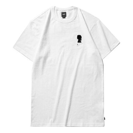 Vans Men's x Jim Goldberg Small Silhouette Embroidery Short Sleeve White VN0A4RT9WHT