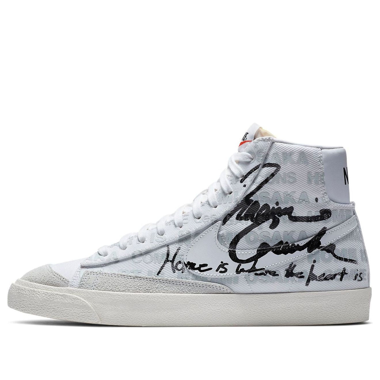 Nike Naomi Osaka x COMME des GARCONS x Blazer Mid '77 'Home Is Where The Heart Is' DA5383-100