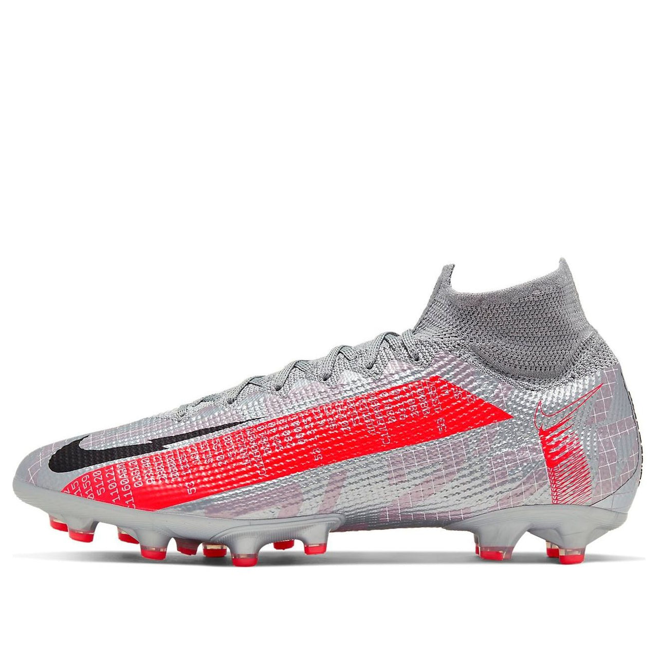 Nike Mercurial Superfly 7 Elite AG Pro 'Metallic Grey Crimson' AT7892-906