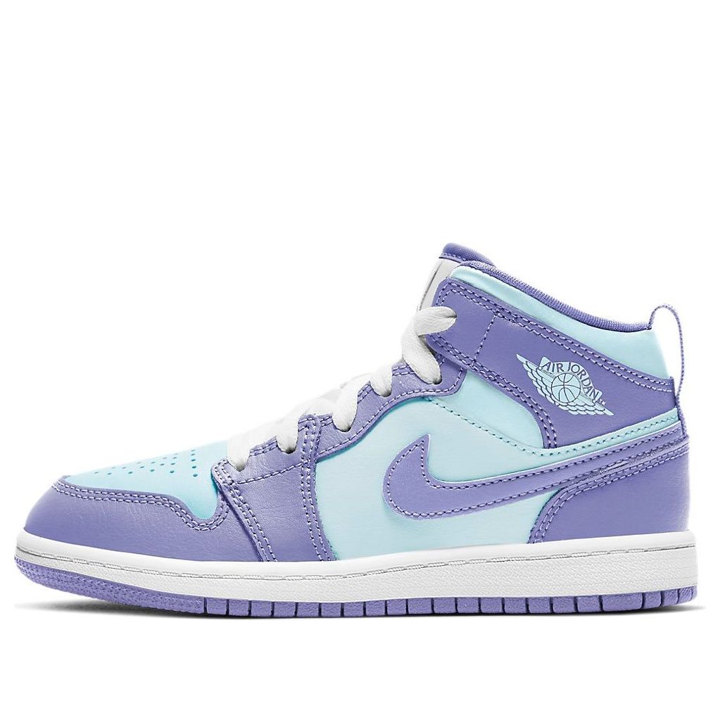 (PS) Air Jordan 1 Mid 'Purple Pulse Glacier Blue' 640734-500