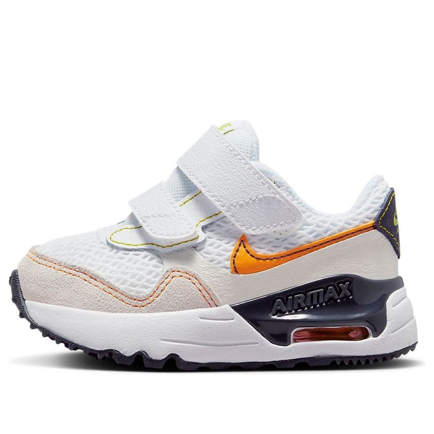 (TD) Nike Air Max SYSTM 'White Sail Vivid Orange' DQ0286-109