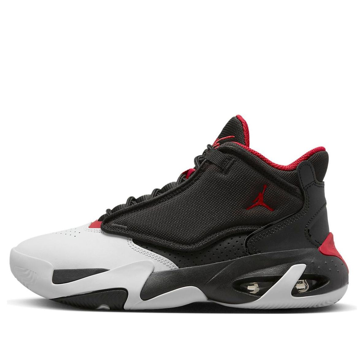 (GS) Air Jordan Max Aura 4 'Black White Gym Red' DQ8404-061