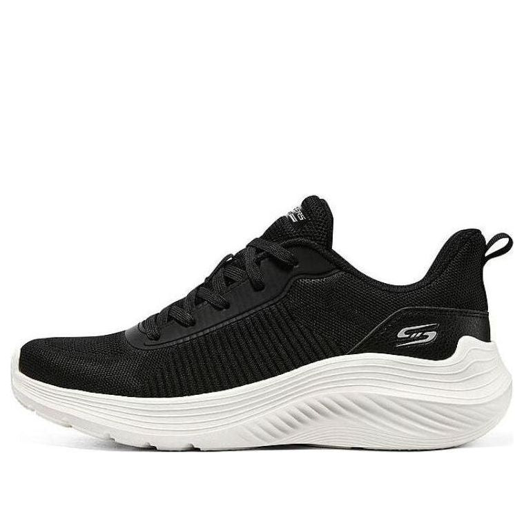 (WMNS) Skechers Bobs Squad Waves 'Black' 117470-BLK