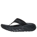 (WMNS) HOKA ONE ONE Ora Recovery Flip Slide 'Black Dark Gull Grey' 1117910-BDGGR